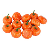 Maxbell Artificial Pumpkin Fall Foam Crafts Halloween Christmas Autumn Holiday Decor 12Pcs 5.5cm