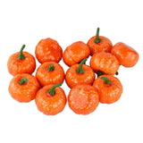 Maxbell Artificial Pumpkin Fall Foam Crafts Halloween Christmas Autumn Holiday Decor 12Pcs 5.5cm