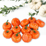 Maxbell Artificial Pumpkin Fall Foam Crafts Halloween Christmas Autumn Holiday Decor 12Pcs 5.5cm