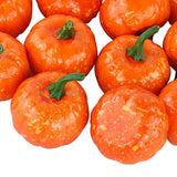 Maxbell Artificial Pumpkin Fall Foam Crafts Halloween Christmas Autumn Holiday Decor 12Pcs 5.5cm
