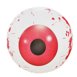 Maxbell Halloween Inflatable Eyeball Scary Eye Balls Toys for Garden Party Decor Blue and Red 1Pair