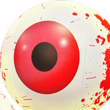 Maxbell Halloween Inflatable Eyeball Scary Eye Balls Toys for Garden Party Decor Blue and Red 1Pair