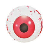 Maxbell Halloween Inflatable Eyeball Scary Eye Balls Toys for Garden Party Decor Red 1PC