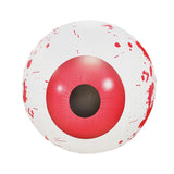 Maxbell Halloween Inflatable Eyeball Scary Eye Balls Toys for Garden Party Decor Red 1PC