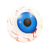 Maxbell Halloween Inflatable Eyeball Scary Eye Balls Toys for Garden Party Decor Blue 1PC