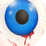 Maxbell Halloween Inflatable Eyeball Scary Eye Balls Toys for Garden Party Decor Blue 1PC