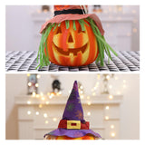 Maxbell Halloween Foam Pumpkin Lantern Decoration Props for Home Tabletop Pink Hat