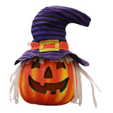 Maxbell Halloween Foam Pumpkin Lantern Decoration Props for Home Tabletop Purple Hat