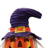 Maxbell Halloween Foam Pumpkin Lantern Decoration Props for Home Tabletop Purple Hat