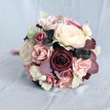 Maxbell Artificial Bridal Wedding Holding Bouquets for Anniversary Wedding Party