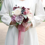 Maxbell Artificial Bridal Wedding Holding Bouquets for Anniversary Wedding Party