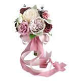 Maxbell Artificial Bridal Wedding Holding Bouquets for Anniversary Wedding Party