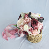 Maxbell Artificial Bridal Wedding Holding Bouquets for Anniversary Wedding Party