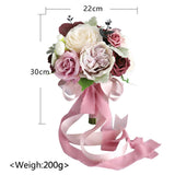 Maxbell Artificial Bridal Wedding Holding Bouquets for Anniversary Wedding Party