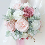 Maxbell Artificial Bridal Bouquet Wedding Bouquet for Photo Prop Ceremony Bridesmaid