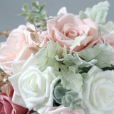 Maxbell Artificial Bridal Bouquet Wedding Bouquet for Photo Prop Ceremony Bridesmaid