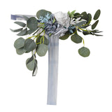 Maxbell Chair Back Artificial Wedding Decorations for Wedding Celebration blue