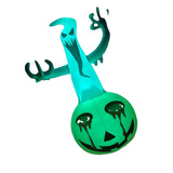 Maxbell Halloween Inflatable Pumpkin LED Lights Patio Courtyard Outdoor Party Lawn
