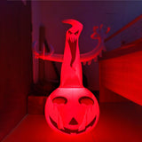 Maxbell Halloween Inflatable Pumpkin LED Lights Patio Courtyard Outdoor Party Lawn