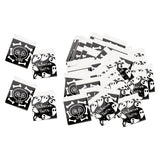 Maxbell 100x Cookie Bags Self Sealing cookie Bags Candy Bags for Candies Cards Style C