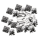 Maxbell 100x Cookie Bags Self Sealing cookie Bags Candy Bags for Candies Cards Style C