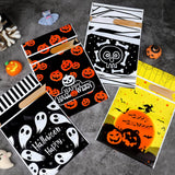Maxbell 50Pcs Halloween Candy Bags Treat Bags Gift Bags for Home Wedding Christmas Yellow