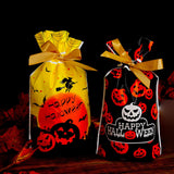 Maxbell 50Pcs Halloween Candy Bags Treat Bags Gift Bags for Home Wedding Christmas Yellow