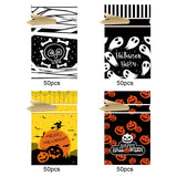 Maxbell 50Pcs Halloween Candy Bags Treat Bags Gift Bags for Home Wedding Christmas Yellow