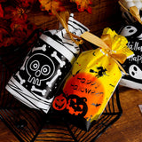 Maxbell 50Pcs Halloween Candy Bags Treat Bags Gift Bags for Home Wedding Christmas Yellow