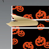 Maxbell 50Pcs Halloween Candy Bags Treat Bags Gift Bags for Home Wedding Christmas Orange Pumpkin