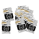 Maxbell 50Pcs Halloween Candy Bags Treat Bags Gift Bags for Home Wedding Christmas Black White