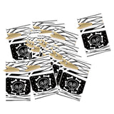 Maxbell 50Pcs Halloween Candy Bags Treat Bags Gift Bags for Home Wedding Christmas Black White