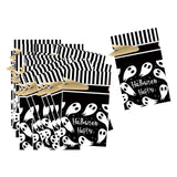 Maxbell 50Pcs Halloween Candy Bags Treat Bags Gift Bags for Home Wedding Christmas Ghost