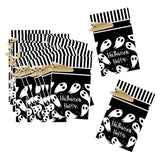 Maxbell 50Pcs Halloween Candy Bags Treat Bags Gift Bags for Home Wedding Christmas Ghost