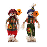 Maxbell Standing doll Portable Exquisite Cute for Desk Gift Halloween Party Red