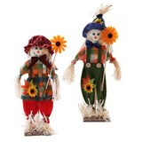 Maxbell Standing doll Portable Exquisite Cute for Desk Gift Halloween Party Red
