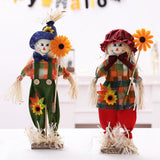 Maxbell Standing doll Portable Exquisite Cute for Desk Gift Halloween Party Red