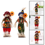 Maxbell Standing doll Portable Exquisite Cute for Desk Gift Halloween Party Red
