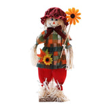 Maxbell Standing doll Portable Exquisite Cute for Desk Gift Halloween Party Red