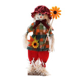 Maxbell Standing doll Portable Exquisite Cute for Desk Gift Halloween Party Red
