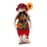 Maxbell Standing doll Portable Exquisite Cute for Desk Gift Halloween Party Red
