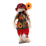 Maxbell Standing doll Portable Exquisite Cute for Desk Gift Halloween Party Red