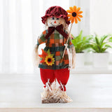 Maxbell Standing doll Portable Exquisite Cute for Desk Gift Halloween Party Red
