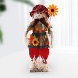 Maxbell Standing doll Portable Exquisite Cute for Desk Gift Halloween Party Red