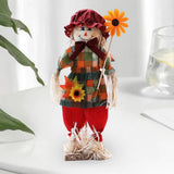 Maxbell Standing doll Portable Exquisite Cute for Desk Gift Halloween Party Red