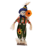 Maxbell Standing doll Portable Exquisite Cute for Desk Gift Halloween Party Blue