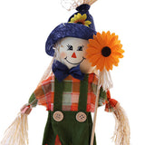 Maxbell Standing doll Portable Exquisite Cute for Desk Gift Halloween Party Blue