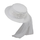 Maxbell Brides Hat Wide Brim Hat for Bridal Shower Bachelorette Parties Engagement