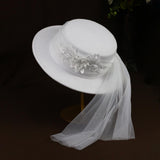 Maxbell Brides Hat Wide Brim Hat for Bridal Shower Bachelorette Parties Engagement