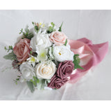 Maxbell Wedding Bride Bouquet Cascading Bouquet for Bride Ceremony Anniversary